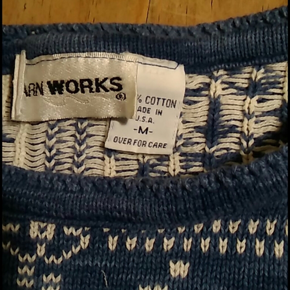 Vintage Yarn Works Cottage Country Floral Sweater - Picture 6 of 6